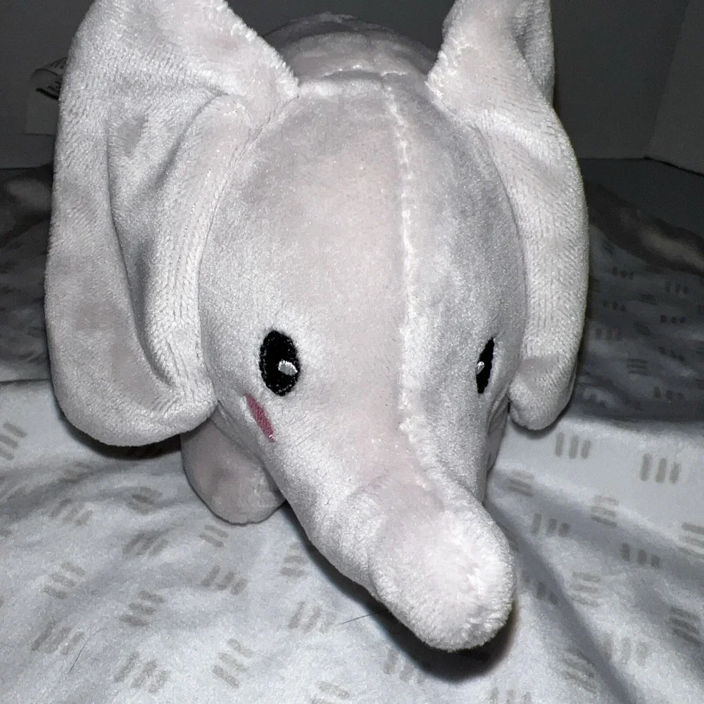 Pearhead Elephant Lovey Security Blanket, Newborn Infant and Toddler Toy